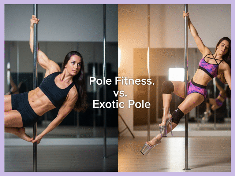 Pole Fitness vs. Exotic Pole: ¿Cuál es la diferencia y cuál elegir para ti?