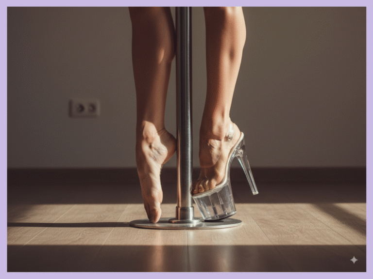 Pole dance para pies: ¿Con tacones o descalzo? La guía definitiva de calzado